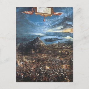 Carte Postale Albrecht Altdorfer La bataille d'Alexandre