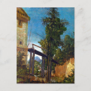Carte Postale Albrecht Altdorfer Paysage avec passerelle