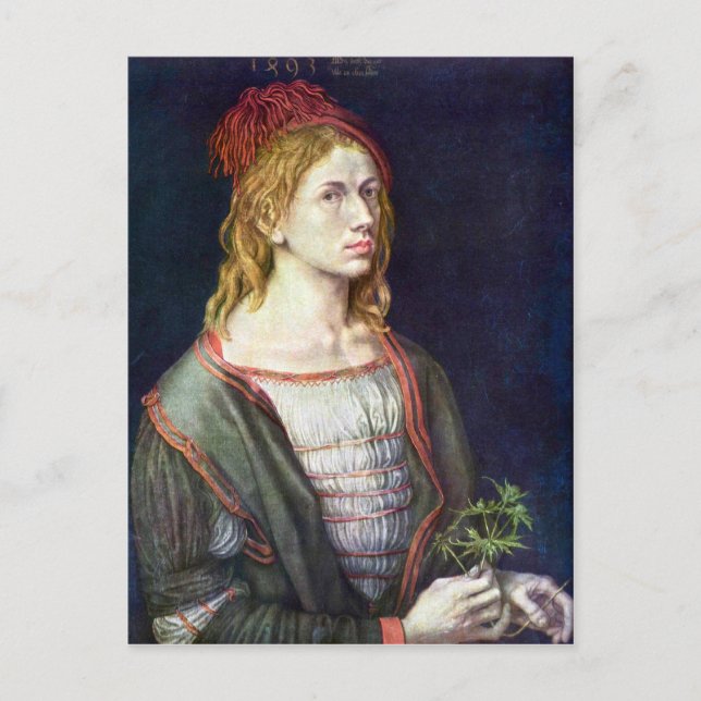 Carte Postale Albrecht Durer - Autoportrait 3 (Devant)