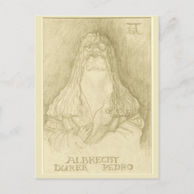 Carte postale "Albrecht Durer Pedro" (Devant)