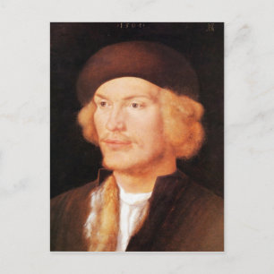 Carte Postale Albrecht Durer - Portrait d'un jeune homme 2