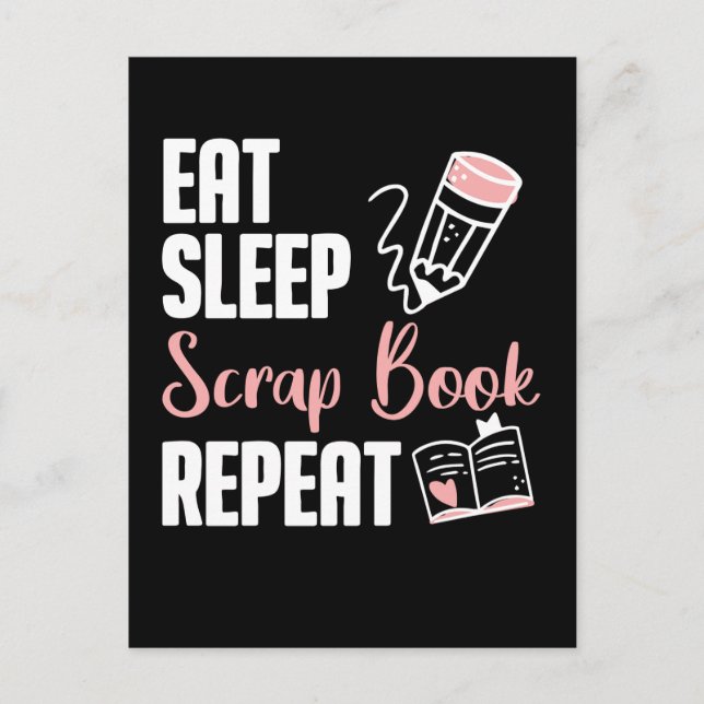 Carte Postale Album photo Hobby Drôle Créatif Amateur de Livre P (Devant)