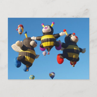 Carte Postale Albuquerque Abeilles à bulles à air chaud