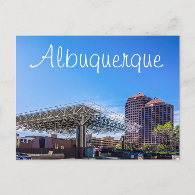 Carte Postale Albuquerque City au Nouveau-Mexique (Devant)