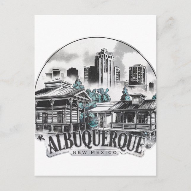 Carte Postale Albuquerque City Nouveau-Mexique USA (Devant)