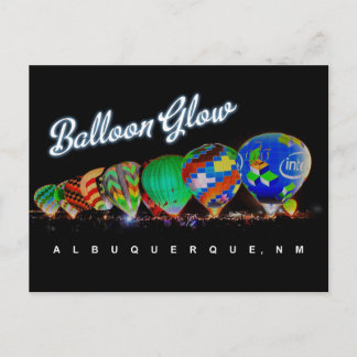 Carte Postale Albuquerque Flux de ballon à air chaud