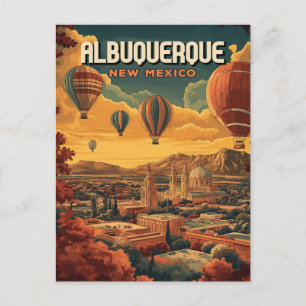 Carte Postale Albuquerque Hot Air Balloon Sunrise