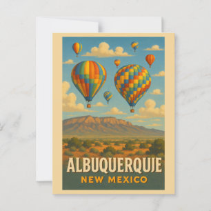 Carte postale Albuquerque New Mexico Skies