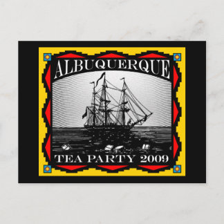 Carte Postale Albuquerque, NM Tea Party -