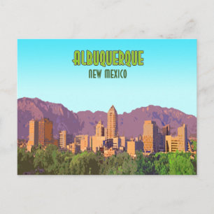 Carte Postale Albuquerque Nouveau-Mexique Vintage