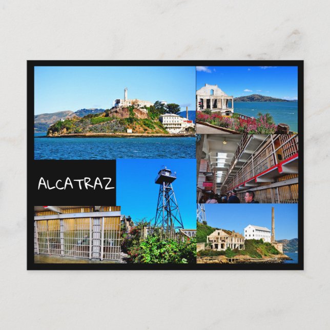 CARTE POSTALE ALCATRAZ ISLAND SAN FRANCISCO CALIFORNIA POSTCARD (Devant)