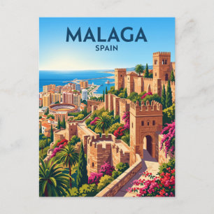 Carte Postale Alcazaba de Málaga Espagne