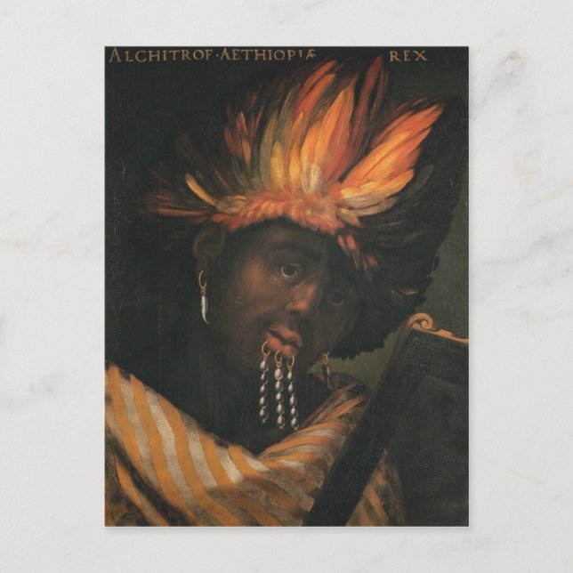 Carte Postale Alchitrof, Empereur d'Ethiopie (Devant)