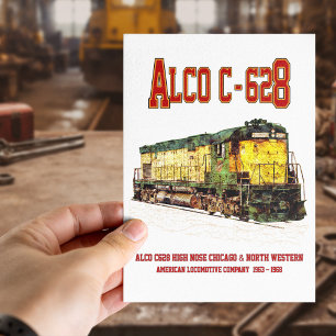 Carte Postale Alco C-628 aka Alco Century 628 Diesel Locomotive