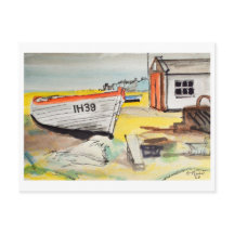 Aldeburgh, bateau sur la plage – Art côtier