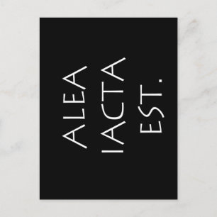 Carte Postale Alea Iacta Est