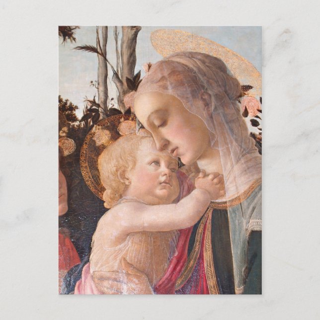 Carte Postale Alessandro Botticelli's The Virgin and Child (Devant)