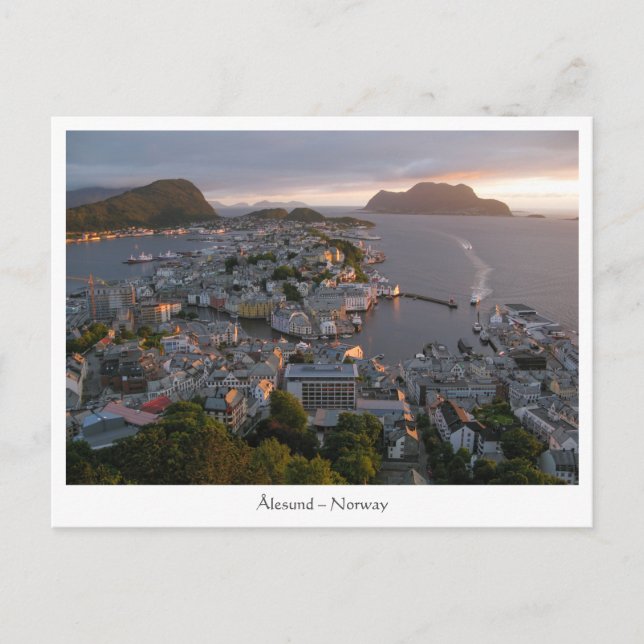 Carte Postale Alesund (Devant)