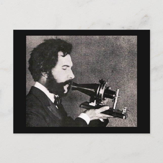 Carte Postale Alexander Graham Bell (Devant)