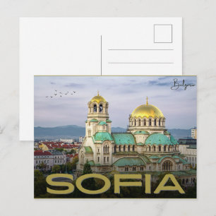 Carte Postale Alexander Nevsky Sofia , Bulgarie cadeaux vintage