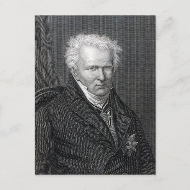 Carte Postale Alexander von Humboldt, gravé par C. Cook (Devant)