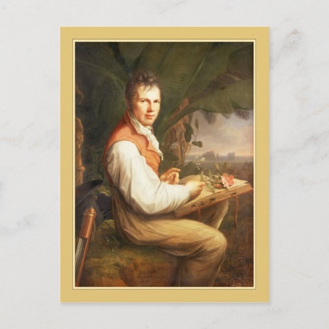 Carte Postale Alexander von Humboldt par Friedrich Georg Weitsch (Devant)