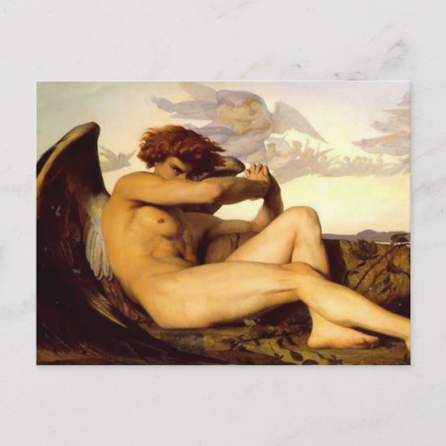 Carte Postale Alexandre Cabanel - Ange Déchu (Devant)