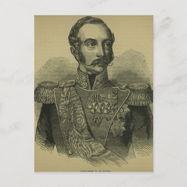 Carte Postale Alexandre II de la Russie (Devant)