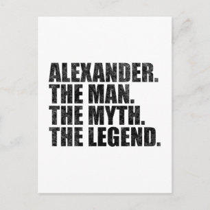 Carte Postale Alexandre l'homme le mythe la légende
