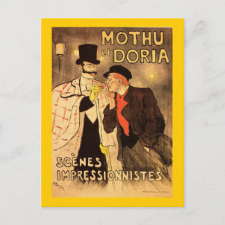 Carte Postale Alexandre Theophile Steinlen Mothu et Doria