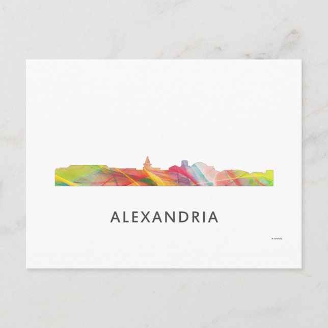 CARTE POSTALE ALEXANDRIA VIRGINIA SKYLINE BW1 - (Devant)