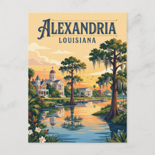 Carte Postale Alexandrie, Louisiane