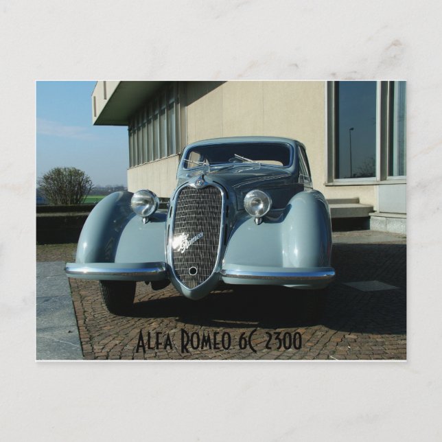 Carte Postale Alfa Romeo 6C 2300 (Devant)