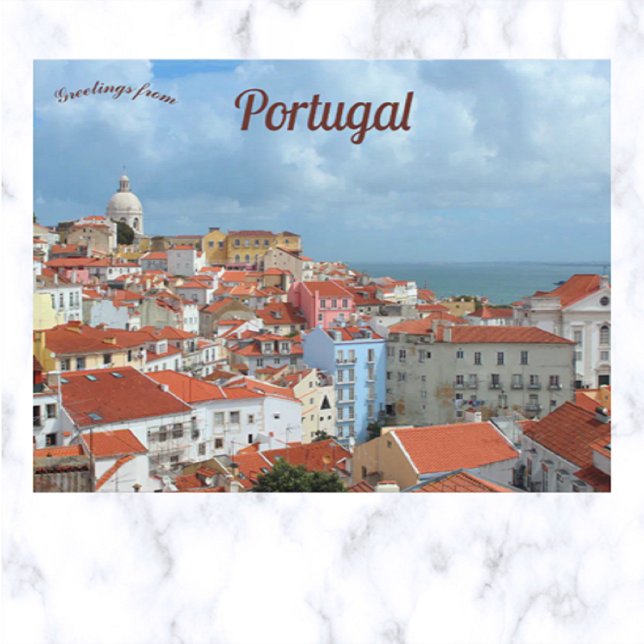 Carte Postale Alfama Lisbonne Portugal (Créateur téléchargé)