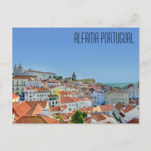 Carte Postale Alfama Portugal (Devant)