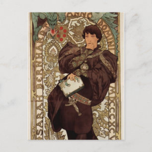 Carte Postale Alfons Mucha Lorenzaccio