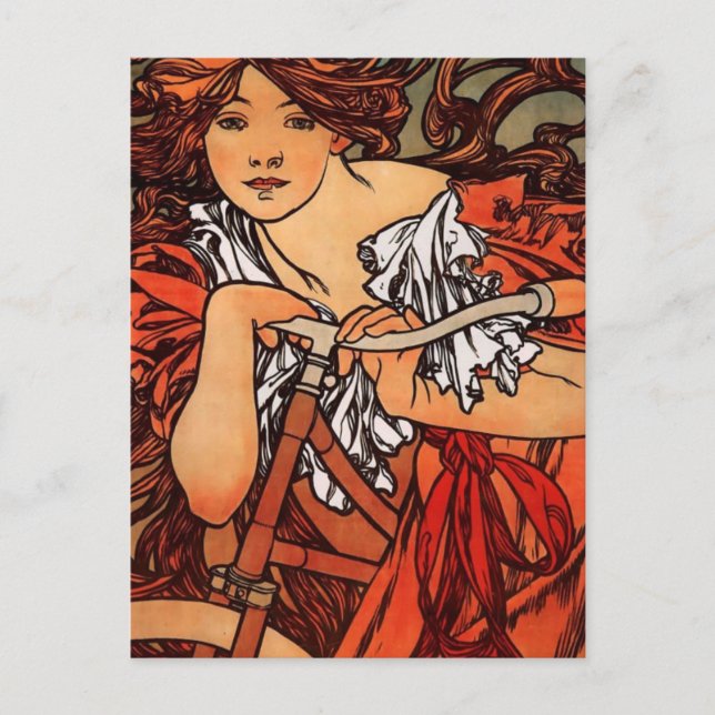 Carte Postale Alfons Mucha Perfecta (Devant)