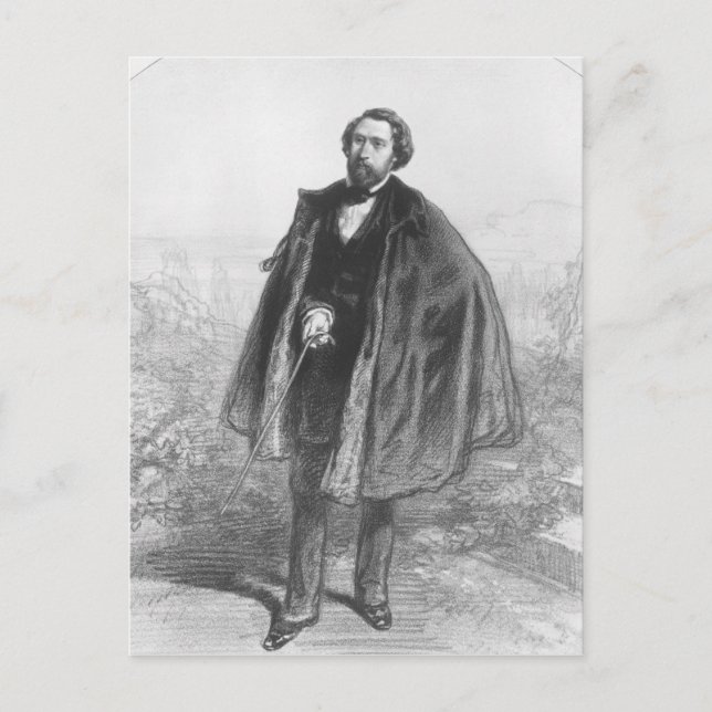 Carte Postale Alfred de Musset (Devant)