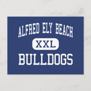 Carte Postale Alfred Ely Beach - Bulldogs - Haut - Savannah