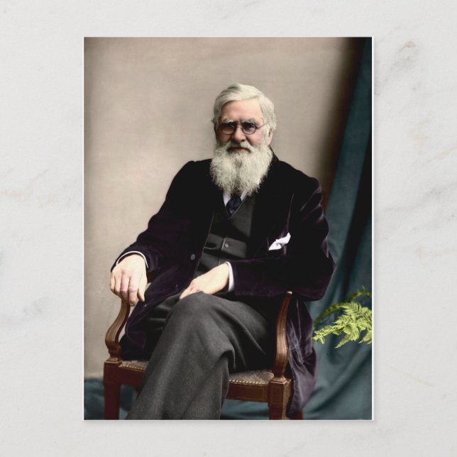Carte Postale Alfred Russel Wallace c1895 (Devant)