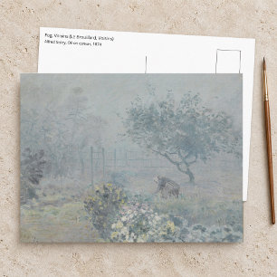 Carte Postale Alfred Sisley - Brouillard, Voisins