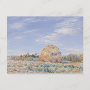 Carte Postale Alfred Sisley   Haystack sur les rives du Loing