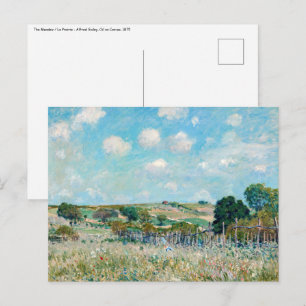 Carte Postale Alfred Sisley - La Prairie