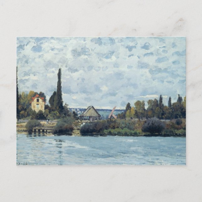 Carte Postale Alfred Sisley | La Seine à Bougival (Devant)