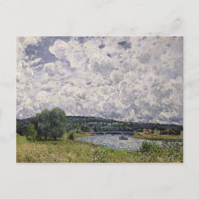 Carte Postale Alfred Sisley | La Seine à Suresnes (Devant)