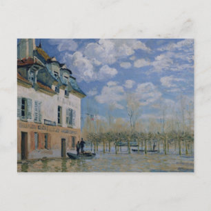 Carte Postale Alfred Sisley   Le Bateau dans les inondations, Po