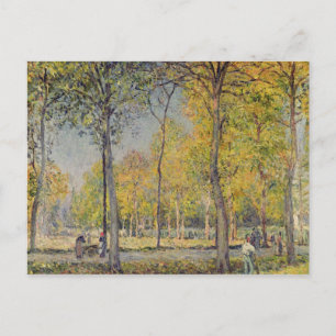 Carte Postale Alfred Sisley   le Bois de Boulogne