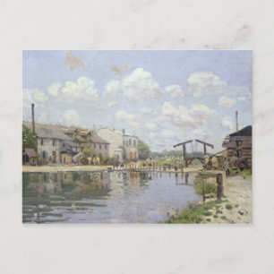 Carte Postale Alfred Sisley   Le Canal Saint-Martin, Paris