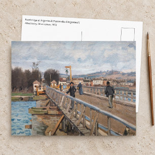 Carte Postale Alfred Sisley - Passerelle d'Argenteuil
