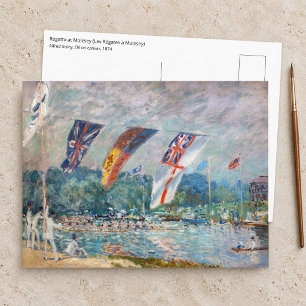 Carte Postale Alfred Sisley - Régates à Molesey
